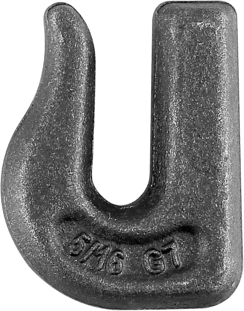 Robbor 5/16 inch Chain Hook Grade 70 Weld On Grab Hook Designed to be Welded onto Flatbed Trailers, Tractors and Other Similar Equipment - Image 3